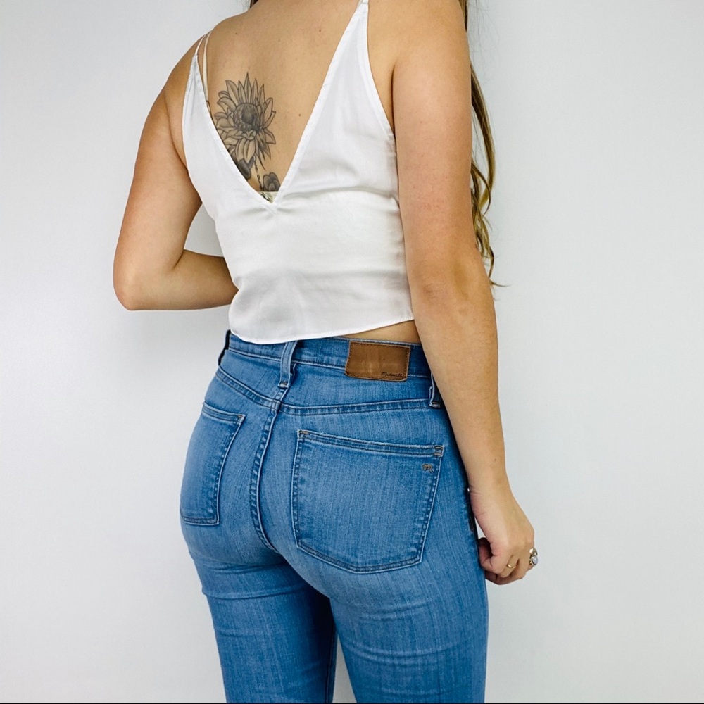 Free People white button down tie crop top XS - Picture 6 of 6